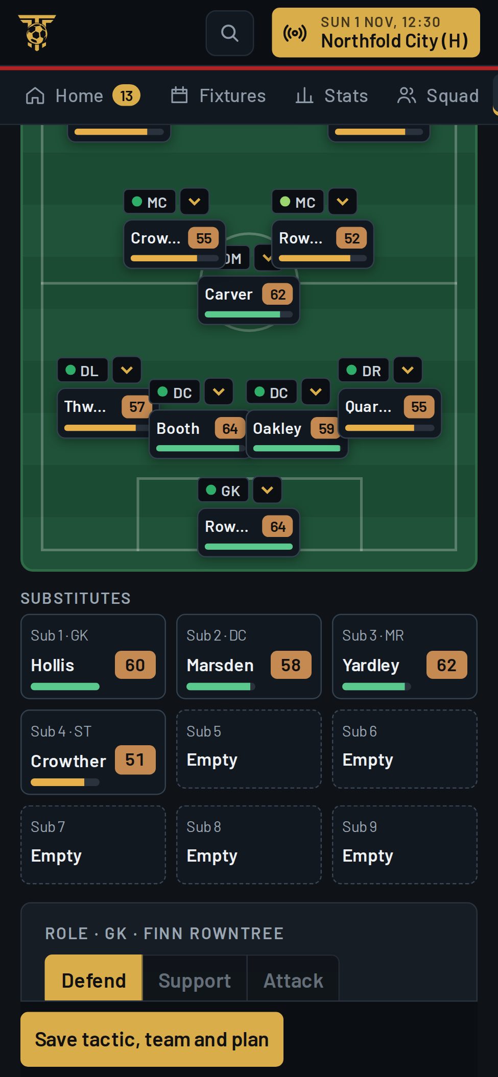 Tactics on a phone